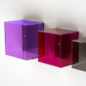 Cubo da parete in plexiglass trasparente o colorato Gimmi