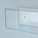Mensola da parete rettangolare in plexiglass Gemmi