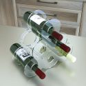 Portabottiglie vino da 6 posti in plexiglass Avel