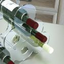 Portabottiglie vino da 6 posti in plexiglass Avel