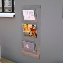 Portariviste da parete in plexiglass Wally