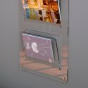 Portariviste da parete in plexiglass Wally