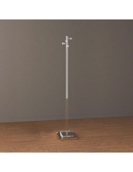 Appendiabiti da terra in plexiglass trasparente Terid