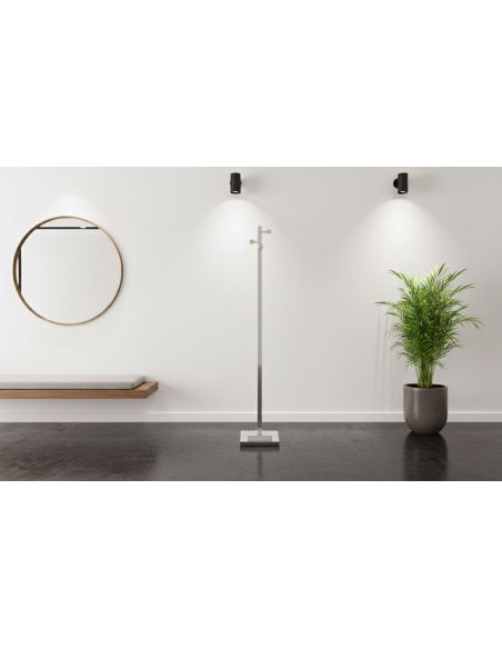 Appendiabiti da terra in plexiglass trasparente Terid