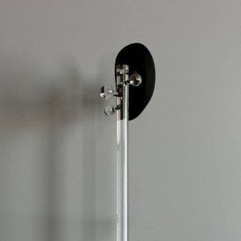 Appendiabiti da terra in plexiglass trasparente Redin 2