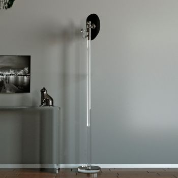 Appendiabiti da terra in plexiglass trasparente Redin