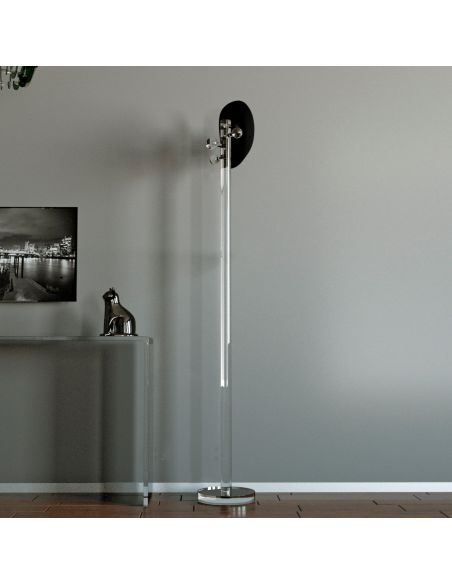 Appendiabiti da terra in plexiglass trasparente Redin