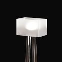 Lampada da terra in plexiglass trasparente Alisha