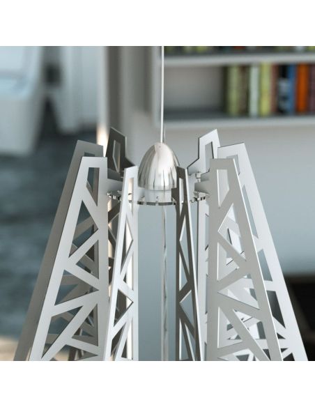 Lampadario moderno in plexiglass vari colori Breanna