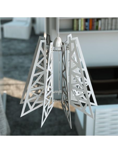 Lampadario moderno in plexiglass vari colori Breanna