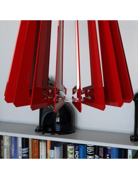 Lampadario a sospensione in plexiglass Celine