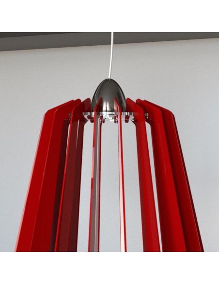 Lampadario a sospensione in plexiglass Celine