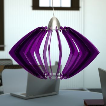 Lampadario moderno a sospensione in plexiglass Lizzy