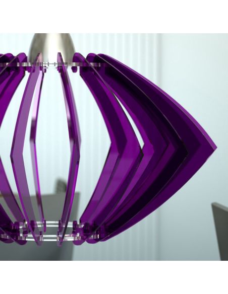 Lampadario moderno a sospensione in plexiglass Lizzy