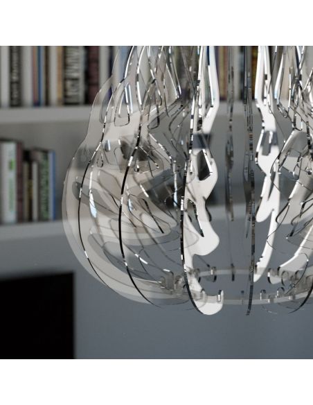 Lampadario a sospensione moderno in plexiglass Katrina