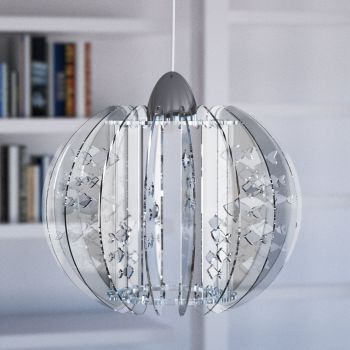 Lampadario a sospensione moderno in plexiglass Lillian