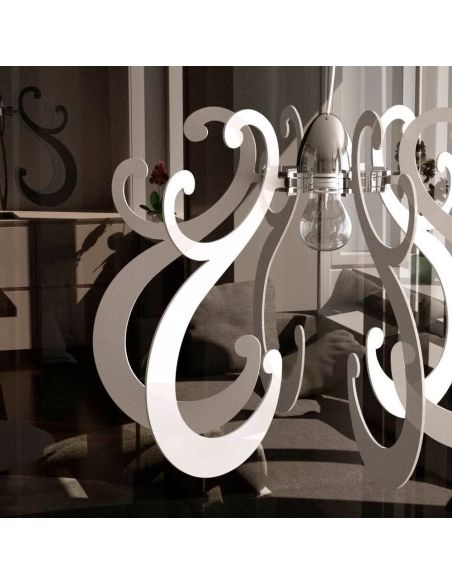 Lampadario a sospensione moderno in plexiglass Molly