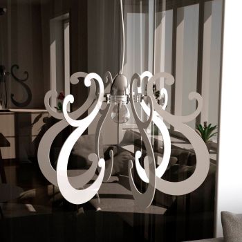 Lampadario a sospensione moderno in plexiglass Molly