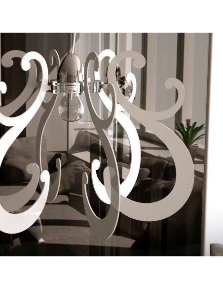 Lampadario a sospensione moderno in plexiglass Molly