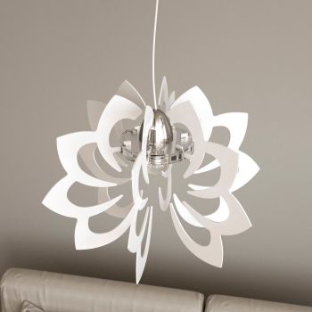 Lampadario a sospensione moderno in plexiglass Paris