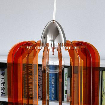 Lampadario a sospensione moderno in plexiglass Tamika 2