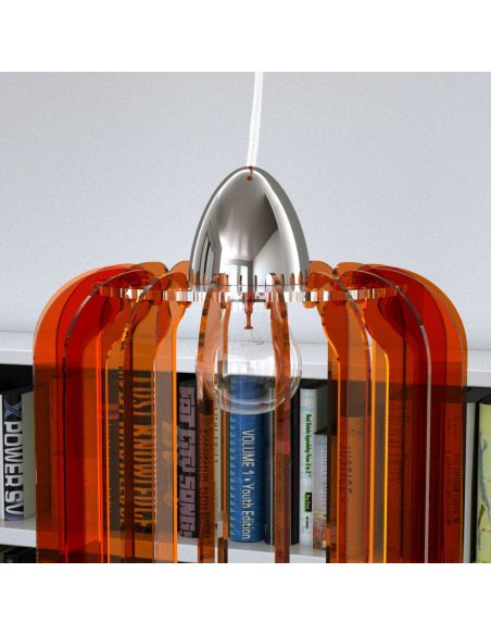 Lampadario a sospensione moderno in plexiglass Tamika