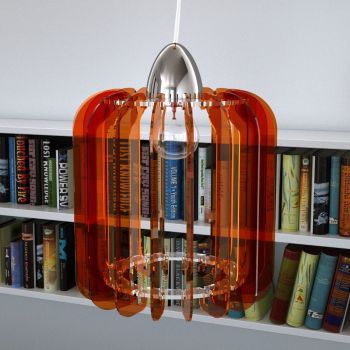 Lampadario a sospensione moderno in plexiglass Tamika