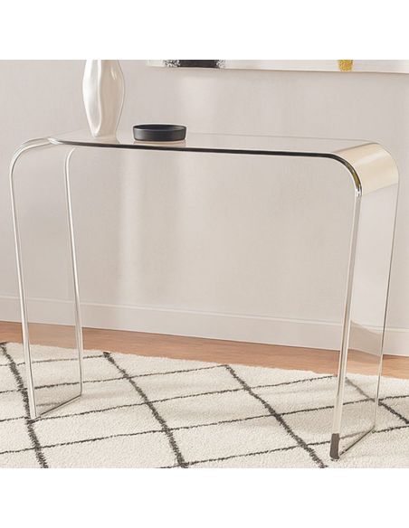 Consolle ingresso in plexiglass trasparente Brooklyn Top| Design moderno