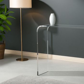 Consolle ingresso in plexiglass trasparente Brooklyn| Design moderno 2
