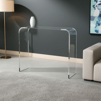 Consolle ingresso in plexiglass trasparente Brooklyn| Design moderno