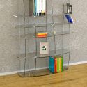 Libreria moderna in plexiglass trasparente Ocean