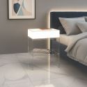 Comodino con luce LED incorporata Anita