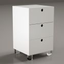 Comodino con cassetti in plexiglass vari colori Caledy