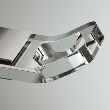 Appendiabiti da parete in plexiglass Casper One 2