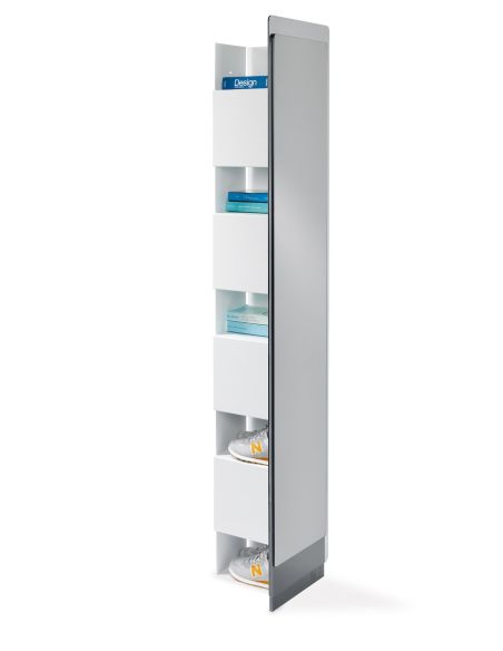 Libreria a colonna design moderno in metallo Vanity