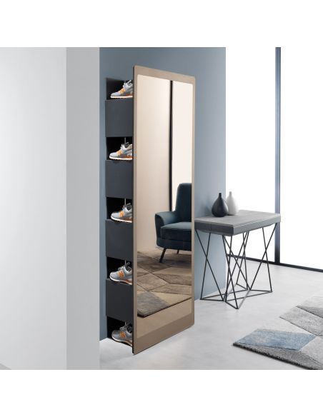 Libreria a colonna design moderno in metallo Vanity