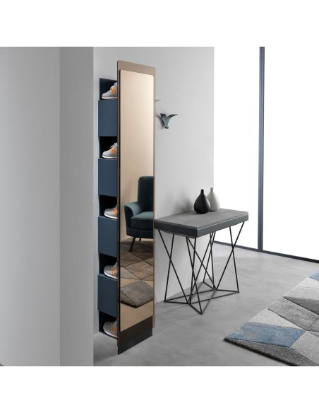 Libreria a colonna design moderno in metallo Vanity
