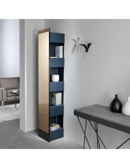 Libreria a colonna design moderno in metallo Vanity