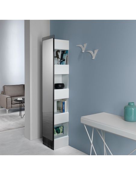 Libreria a colonna design moderno in metallo Vanity