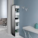 Libreria a colonna design moderno in metallo Vanity