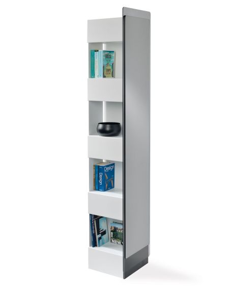 Libreria a colonna design moderno in metallo Vanity