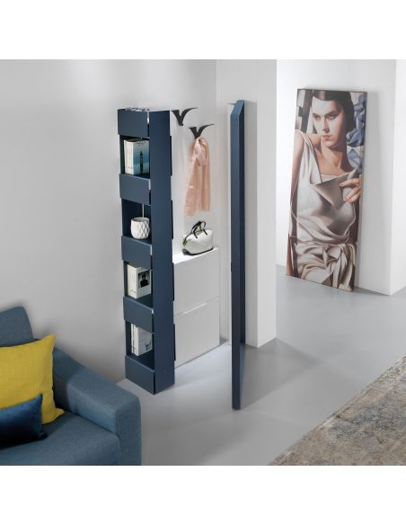 Libreria a colonna design moderno in metallo Vanity