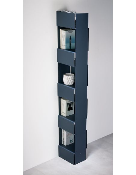 Libreria a colonna design moderno in metallo Vanity