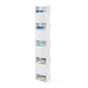 Libreria a colonna design moderno in metallo Vanity