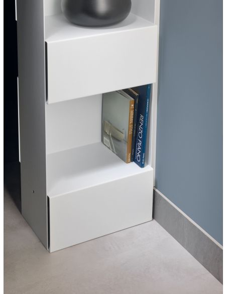 Libreria a colonna design moderno in metallo Vanity