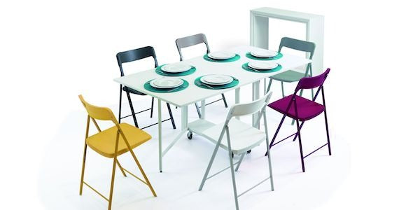Consolle trasformabile Newton: sala da pranzo in 100 x 40 cm