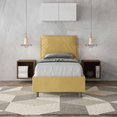 Letto singolo con contenitore | Salvaspazio e di design moderno
