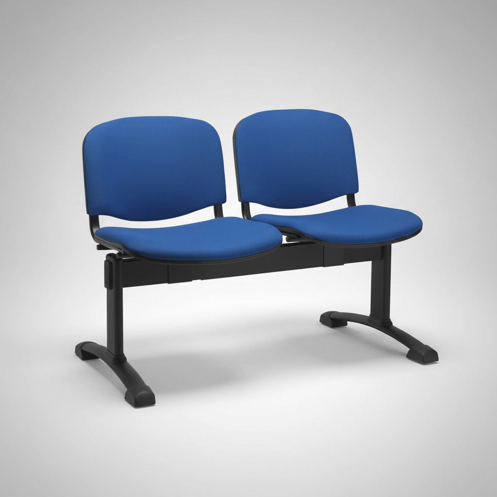 Panca sala attesa imbottita per arredo ufficio Orsa