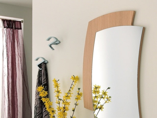 Coppia attaccapanni da parete in alluminio Sandy