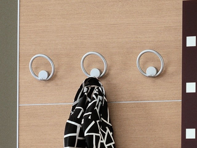 Coppia attaccapanni moderni da parete Julie